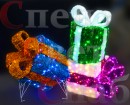 Новогодняя композиция "Разноцветные подарки"