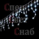 Светодиодная гирлянда бахрома Белая 4 x 0,6M