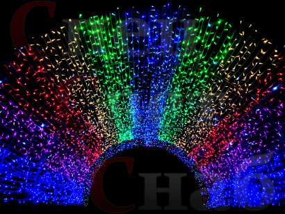 Новогоднее украшение для города Светодиодный тоннель "Звездное небо" 