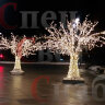 Светодиодное дерево Золотистый Клен, металлокаркас, теплое-белое свечение