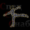 Световая фигура уличная декорация "Фигурист-2"