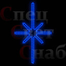 Светодиодная макушка Полярная звезда Синяя 2м 