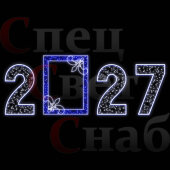 Фотозона 2027 зеркало квадрат 7х3м 