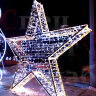 Светодиодная фигура Звезда тепло-белая 3м уличная