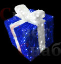 Светодиодная фигура "Синий подарок" 1,3 х 1 х 1