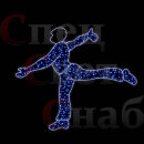 Световая фигура уличная декорация "Фигурист-2" Синяя