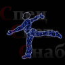Световая фигура уличная декорация "Фигурист-2" Синяя