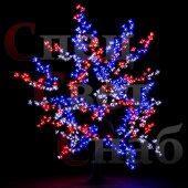 Светодиодное дерево Сакура триколор 1,8м