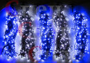 Гирлянда Клип лайт "Спайдер-Супер" Бело-синяя 5 х 20 м Постоянное свечение