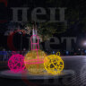 Новогодняя композиция "Разноцветные елочные шары" 2