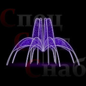 Светодиодный фонтан Скайлайн 2,5*4 м Фиолетовый